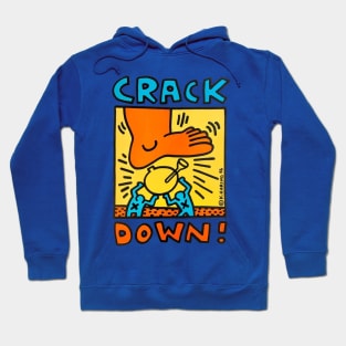 Crack Down Poster Hoodie